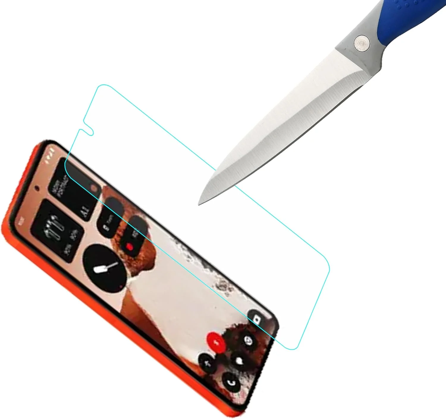 محافظ صفحه نمایش Mr.Shield برای Nothing (CMF Phone 2 Pro) [شیشه حرارت دیده] [سختی 9H] [بسته 3 عددی] محافظ صفحه نمایش ضد خش و شفاف