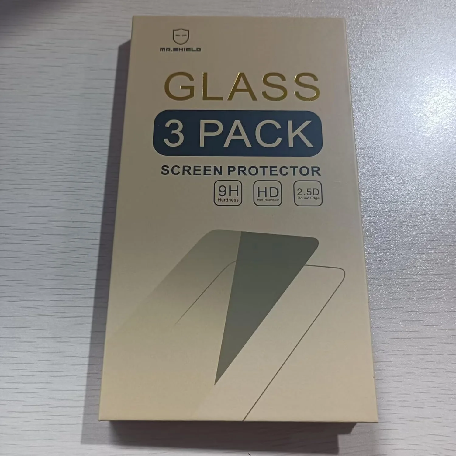 محافظ صفحه نمایش Mr.Shield برای Nothing (CMF Phone 2 Pro) [شیشه حرارت دیده] [سختی 9H] [بسته 3 عددی] محافظ صفحه نمایش ضد خش و شفاف