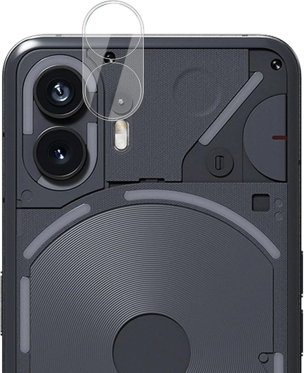 محافظ لنز شیشه ای تمپرد SHIHUI برای گوشی Nothing Phone 2، فیلم لنز شیشه ای یکپارچه با وضوح بالا