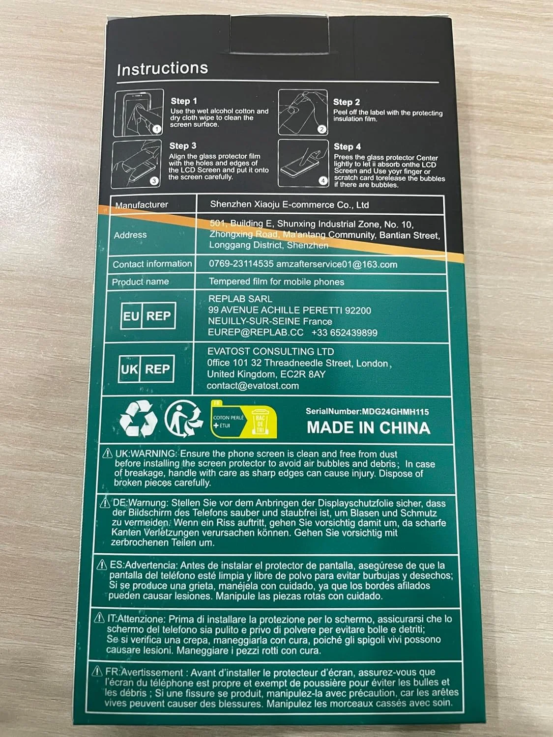 محافظ صفحه نمایش شیشه ای حرارت دیده TUTUO برای CMF by Nothing Phone 2 Pro 5G، [2+2 عدد] فیلم محافظ صفحه نمایش + محافظ دوربین عقب، سختی فوق العاده 9H، ضد خش، بدون حباب، محافظ صفحه نمایش شیشه ای HD