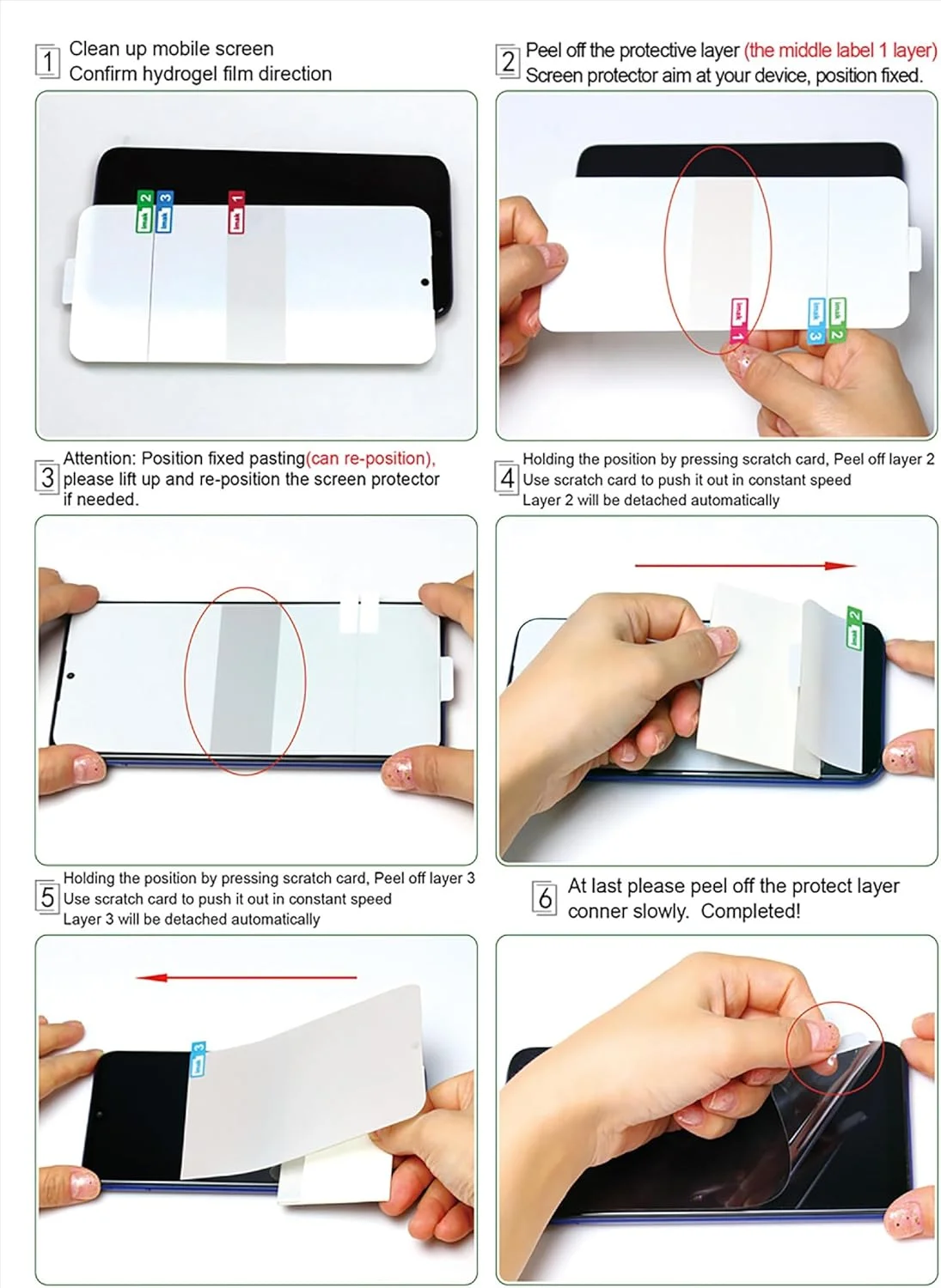 محافظ صفحه نمایش ژیوپوی [بسته 3 عددی] سازگار با ناتینگ فون 3a، TPU انعطاف پذیر با انتقال بالا، فوق العاده نازک، مقاوم در برابر خراش، سازگار با قاب، ضد روغن، صاف