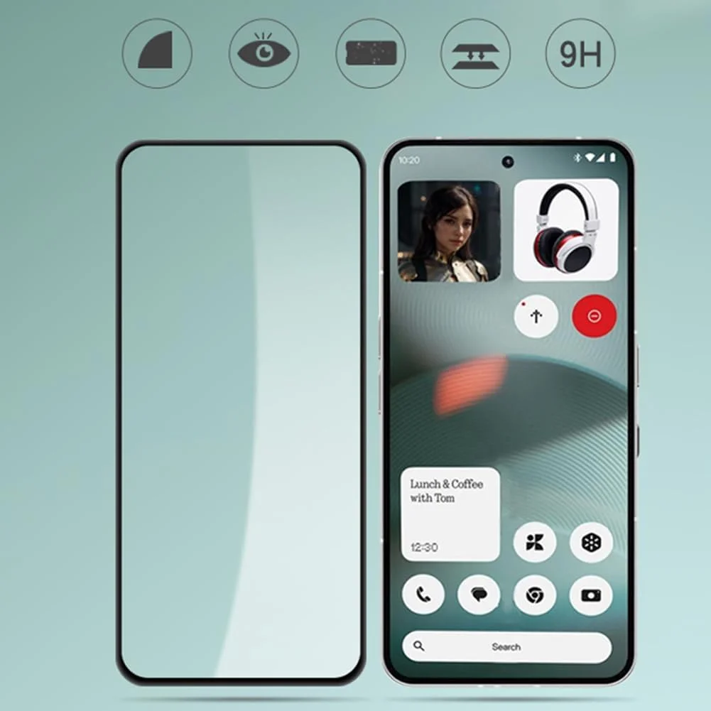 Kepuch Screen Protector Compatible for Nothing Phone 3/(3) - Tempered Glass 2 Pack Kepuch Screen Protector Compatible for Nothing Phone 3/(3) - Tempered Glass 2 Pack