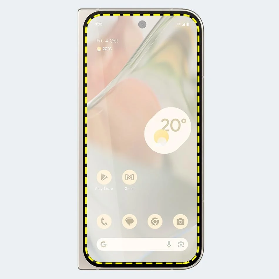 Muzz Google Pixel 9 Pro Fold Screen Protector, Full Glue, Bubble Free, Anti-Scratch, Anti-Fingerprint, 9H Hardness 3D Curved Edge Tempered Glass Screen Protector for Google Pixel 9 Pro Fold 2024 Black Muzz Google Pixel 9 Pro Fold Screen Protector, Full Glue, Bubble Free, Anti-Scratch, Anti-Fingerprint, 9H Hardness 3D Curved Edge Tempered Glass Screen Protector for Google Pixel 9 Pro Fold 2024 Black