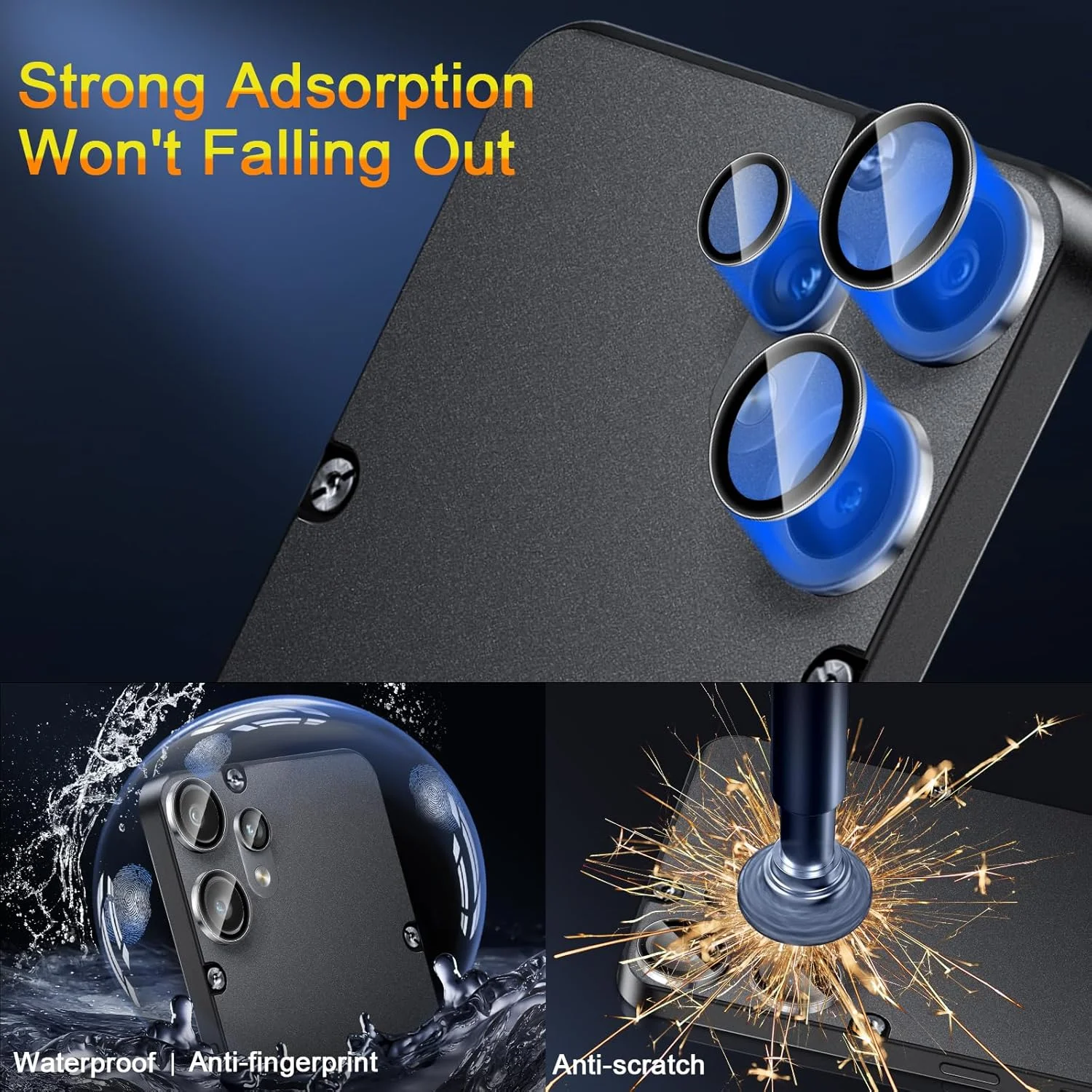 محافظ صفحه نمایش شیشه ای QULLOO برای گوشی Nothing CMF Phone 2 Pro، شامل 2 عدد محافظ صفحه نمایش و 2 عدد محافظ لنز دوربین عقب، فیلم محافظ با سختی 9H، وضوح HD و ضد خش محافظ صفحه نمایش شیشه ای QULLOO برای گوشی Nothing CMF Phone 2 Pro، شامل 2 عدد محافظ صفحه نمایش و 2 عدد محافظ لنز دوربین عقب، فیلم محافظ با سختی 9H، وضوح HD و ضد خش