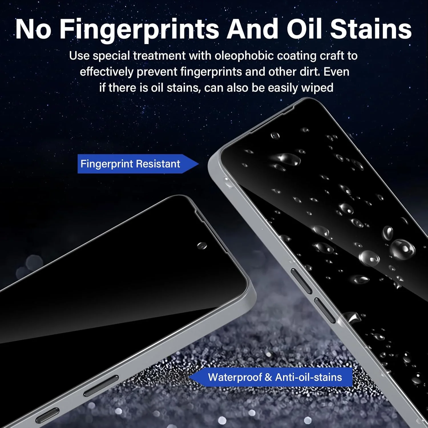 محافظ صفحه نمایش حریم خصوصی تمام صفحه Funrae برای ناتینگ فون 3A/3A Pro، شیشه حرارت دیده، فیلم ضد جاسوسی با سختی 9H، شیشه محافظ حریم خصوصی، محافظ صفحه نمایش حریم خصوصی ضد جاسوسی [بسته 2 عددی]