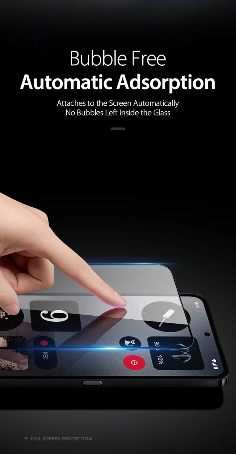 محافظ صفحه نمایش شیشه ای حرارت دیده 10D داکس داکیس طراحی شده برای گوشی ناتینگ CMF Phone 1، شیشه آلومینیوم-سیلیکون 0.33 میلی متری ضد جاسوسی - مشکی (تک عددی) محافظ صفحه نمایش شیشه ای حرارت دیده 10D داکس داکیس طراحی شده برای گوشی ناتینگ CMF Phone 1، شیشه آلومینیوم-سیلیکون 0.33 میلی متری ضد جاسوسی - مشکی (تک عددی)