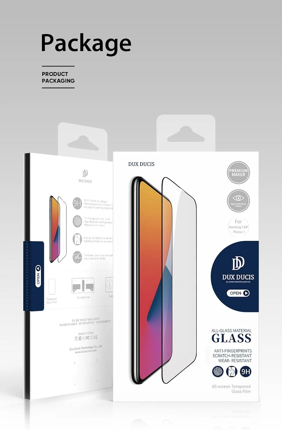 محافظ صفحه نمایش شیشه ای حرارت دیده 10D داکس داکیس طراحی شده برای گوشی ناتینگ CMF Phone 1، شیشه آلومینیوم-سیلیکون 0.33 میلی متری ضد جاسوسی - مشکی (تک عددی) محافظ صفحه نمایش شیشه ای حرارت دیده 10D داکس داکیس طراحی شده برای گوشی ناتینگ CMF Phone 1، شیشه آلومینیوم-سیلیکون 0.33 میلی متری ضد جاسوسی - مشکی (تک عددی)