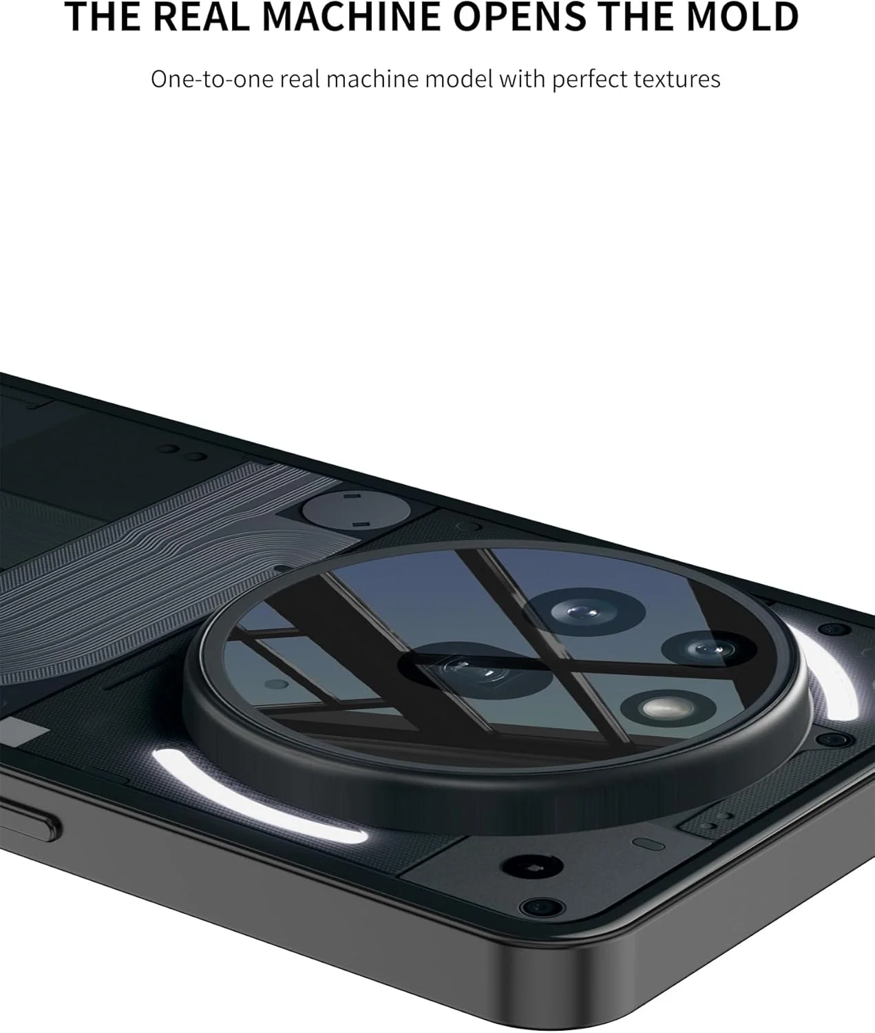 محافظ لنز دوربین TINGYR سازگار با Nothing Phone 3a Pro، (2 عدد) محافظ دوربین HD ضد خش و ضد اثر انگشت با محافظت کامل برای Nothing Phone 3a Pro