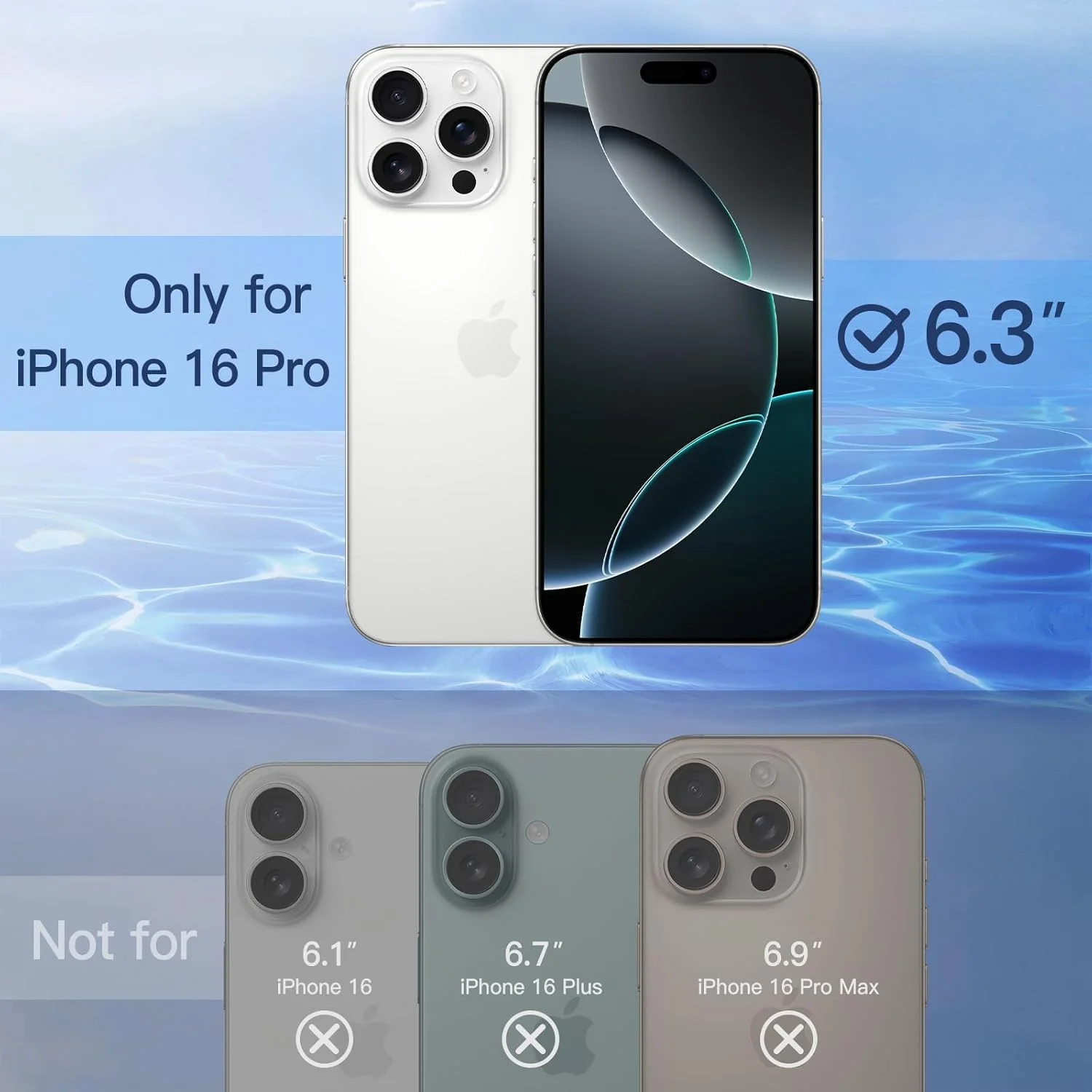 محافظ صفحه نمایش حریم خصوصی JETech با پوشش کامل برای آیفون 16 پرو 6.3 اینچی، لبه مشکی، فیلم شیشه ای حرارت دیده ضد جاسوسی با ابزار نصب آسان، سازگار با قاب، 2 عددی