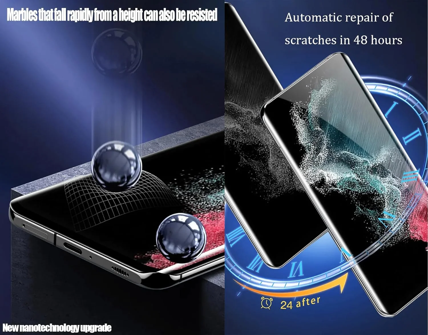 محافظ صفحه نمایش هیدروژلی با حساسیت بالا Renwox برای Nothing Phone (3) / Phone3 5G 6.67 اینچ، محافظ صفحه نمایش شفاف HD انعطاف پذیر، ضد انفجار، ضد اثر انگشت، فیلم هیدرولیک بسته 2 عددی محافظ صفحه نمایش هیدروژلی با حساسیت بالا Renwox برای Nothing Phone (3) / Phone3 5G 6.67 اینچ، محافظ صفحه نمایش شفاف HD انعطاف پذیر، ضد انفجار، ضد اثر انگشت، فیلم هیدرولیک بسته 2 عددی