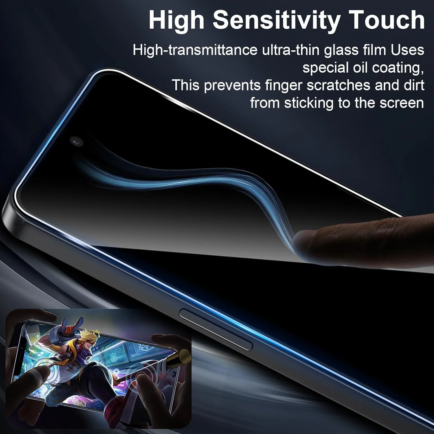 محافظ صفحه نمایش شیشه ای حرارت دیده Funrae برای گوشی ناتینگ CMF Phone 2 Pro به همراه محافظ لنز دوربین پشتی [3+2 عدد]، سختی 9H [بدون حباب] [Ultra HD] محافظ صفحه نمایش شیشه ای حرارت دیده فوق العاده مقاوم [شفاف]