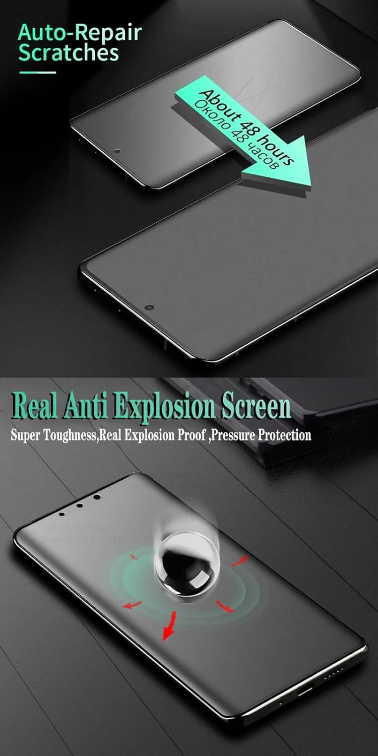 بسته 2 عددی محافظ صفحه نمایش مات هیدروژلی ضد اثر انگشت برای ناتینگ فون (3) 5G سایز 6.67 اینچ، فیلم محافظ ضد تابش نور با حساسیت بالا، ضد انفجار، محافظ صفحه نمایش TPU انعطاف پذیر، غیر شیشه ای بسته 2 عددی محافظ صفحه نمایش مات هیدروژلی ضد اثر انگشت برای ناتینگ فون (3) 5G سایز 6.67 اینچ، فیلم محافظ ضد تابش نور با حساسیت بالا، ضد انفجار، محافظ صفحه نمایش TPU انعطاف پذیر، غیر شیشه ای