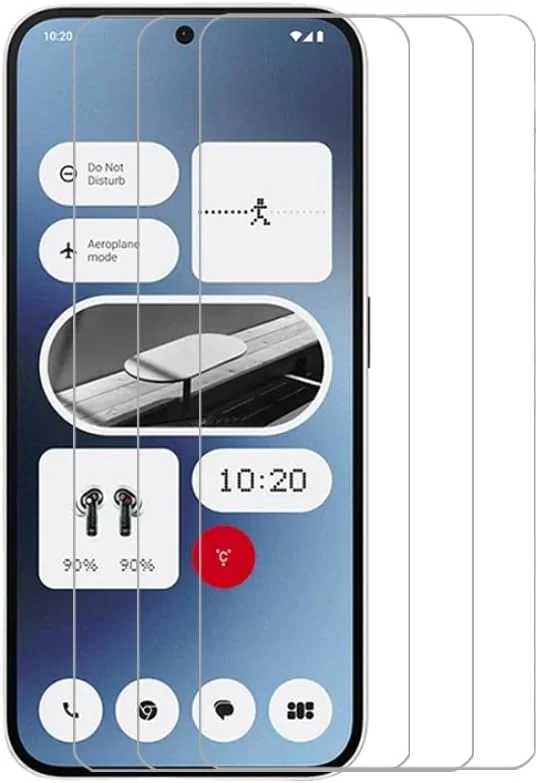 Gruattreay 3Pcs HD Tempered Glass for Nothing Phone 2a,Screen Protector Tempered Glass,Shatterproof,Drop Proof