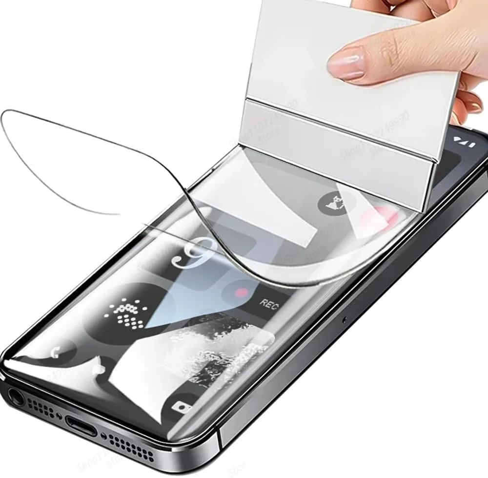 بسته 2 عددی محافظ صفحه نمایش هیدروژل Snailcanfly برای ناتینگ فون (3a) / (3a) پرو 6.77 اینچ، فیلم محافظ بسیار حساس، ضد انفجار، انعطاف پذیر، محافظ صفحه نمایش TPU شفاف، نه شیشه حرارت دیده