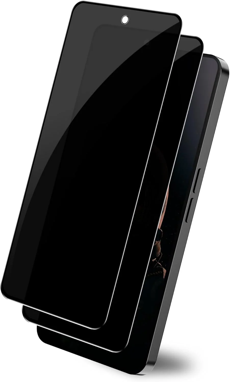 محافظ صفحه نمایش حریم خصوصی zZjoOoj برای ناتینگ فون 3a/3a Pro از جنس شیشه حرارت دیده، بسته 2 عددی محافظ صفحه نمایش ضد جاسوسی، محافظ شیشه حرارت دیده حریم خصوصی، فیلم ضد دید زدن، ضد جاسوسی