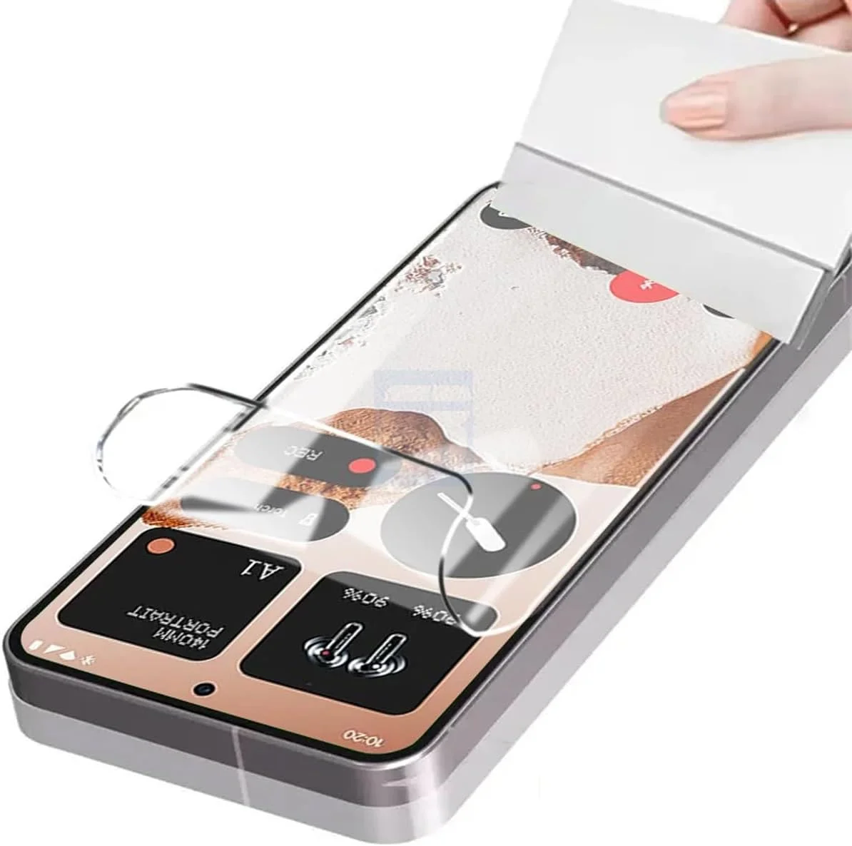 محافظ صفحه نمایش هیدروژلی TMahhbid [2 عدد] برای Nothing Phone 3 5G، فیلم محافظ TPU نرم و شفاف [HD] [بدون شیشه حرارت دیده]