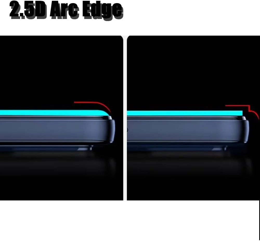 محافظ صفحه نمایش شیشه ای حرارت دیده سازگار با Nothing Phone 2A، بسته 2 عددی