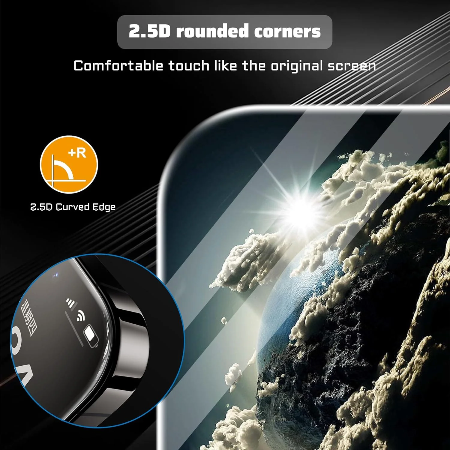 محافظ صفحه نمایش شیشه ای تمپرد Lemxiee Nothing Phone 3a [2+1 تکه] محافظ لنز دوربین عقب + محافظ صفحه نمایش شیشه ای تمپرد HD برای Nothing Phone 3a