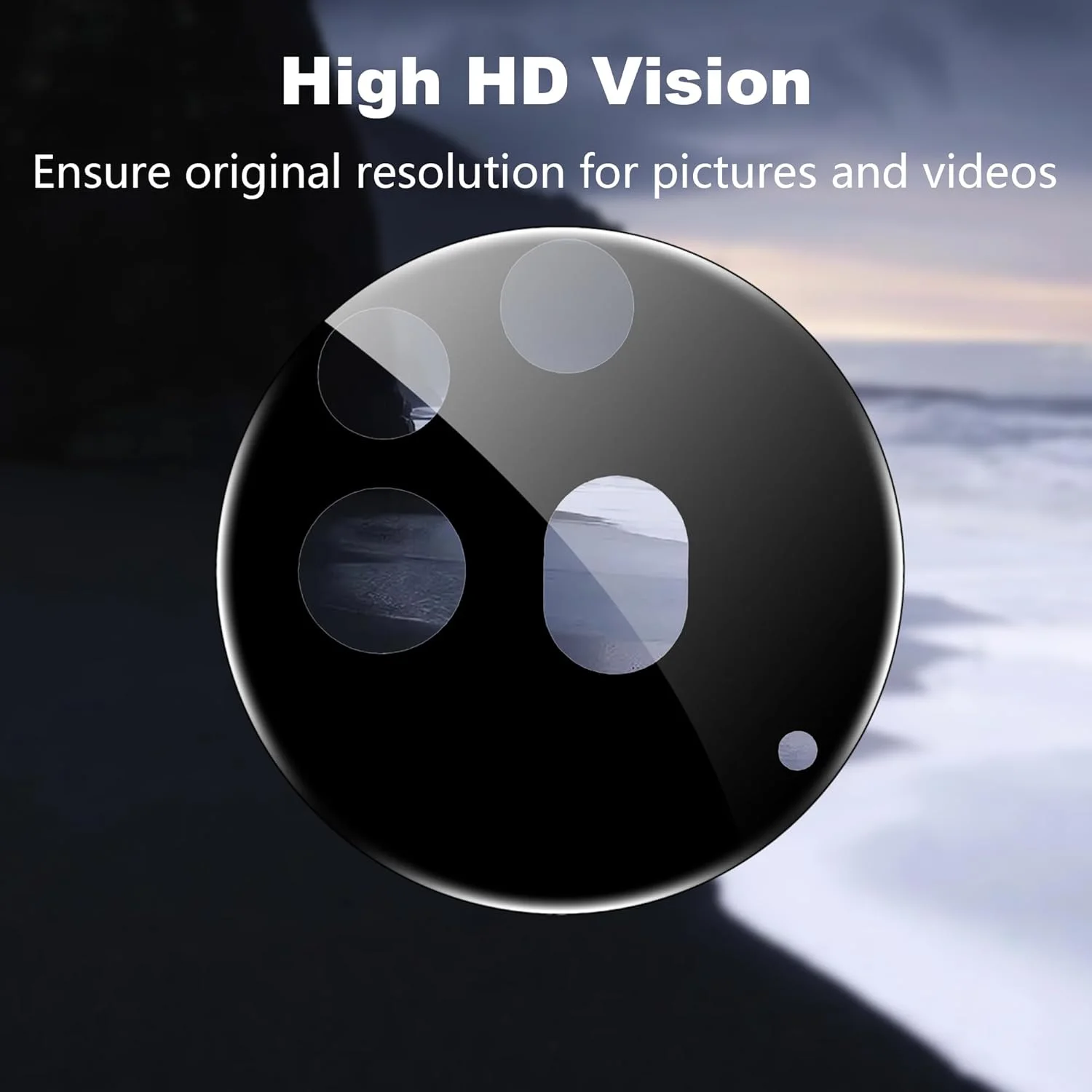 محافظ لنز دوربین گوشی ناتینگ فون (3a) پرو Suttkue، [ضد خش] [نصب آسان] سازگار با قاب، کیفیت بالا، شیشه حرارت دیده، [بسته 4 عددی]