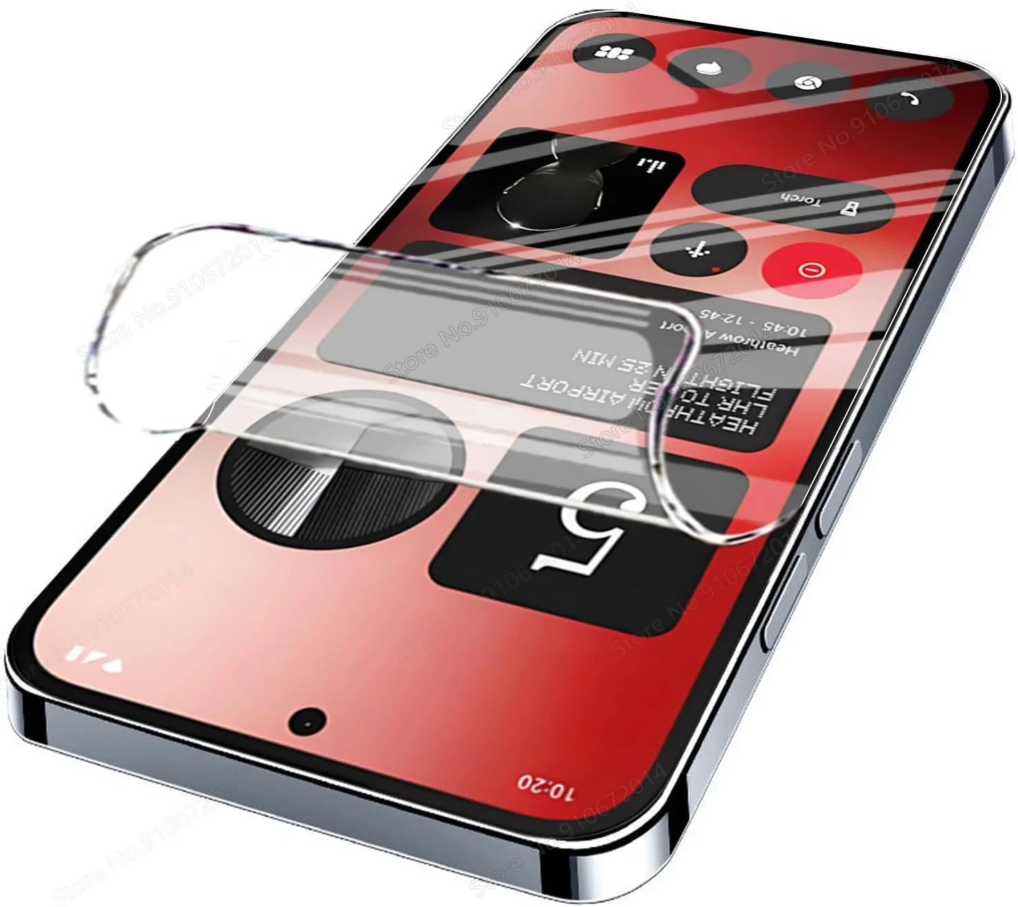 بسته 2 عددی محافظ صفحه نمایش هیدروژلی Snailcanfly برای گوشی ناتینگ CMF Phone 2 Pro 5G با صفحه نمایش 6.77 اینچی، محافظ صفحه نمایش بسیار حساس، ضد انفجار، انعطاف پذیر، محافظ صفحه نمایش TPU شفاف، غیر شیشه ای