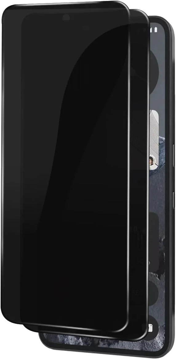 Rnnmeeko [بسته 2 عددی محافظ صفحه نمایش حریم خصوصی شیشه ای برای Nothing CMF Phone 2 Pro، محافظ شیشه ای حریم خصوصی ضد جاسوسی، سختی 9H، فیلم حریم خصوصی ضد جاسوسی برای Nothing CMF Phone 2 Pro