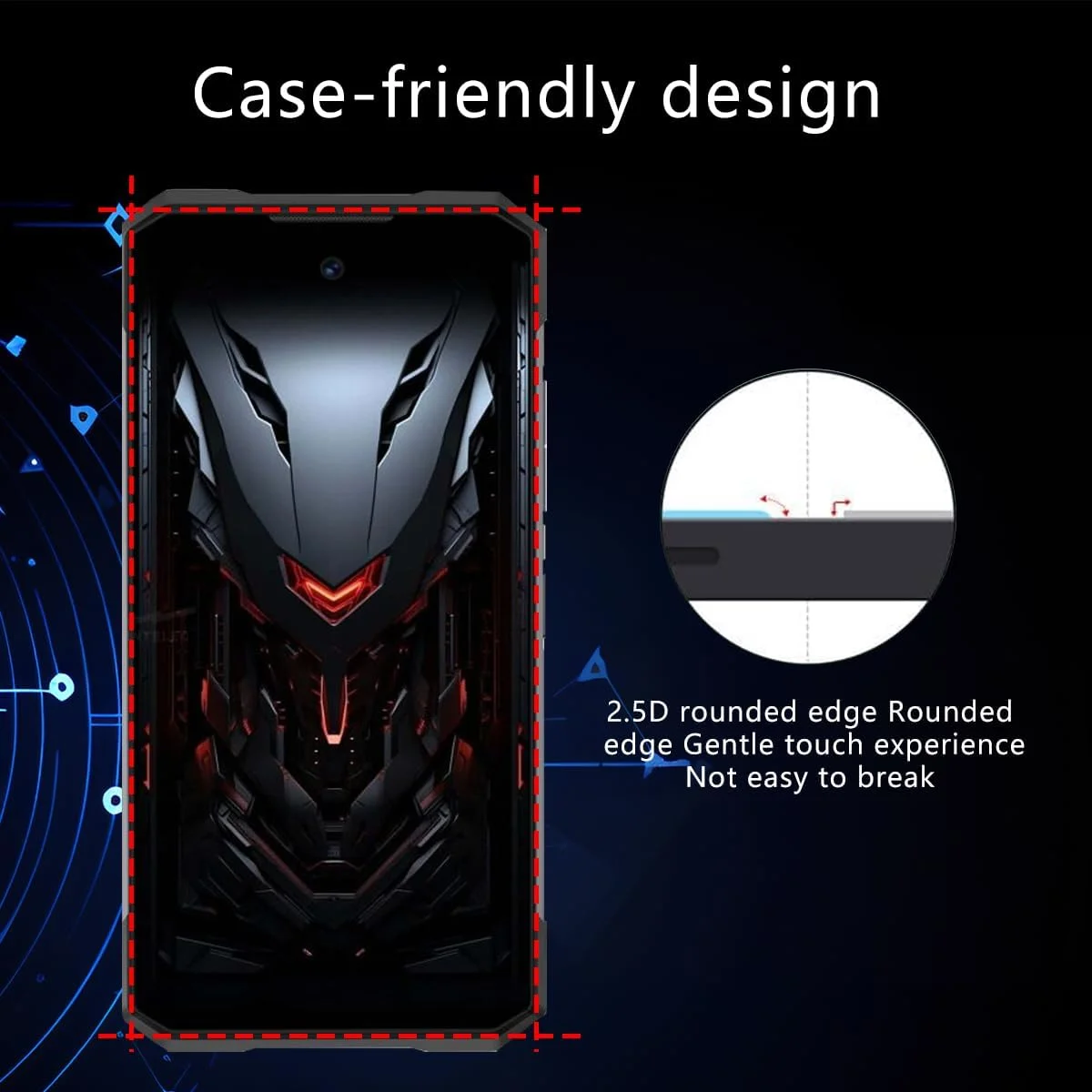 Rnnmeeko [بسته 2 عددی محافظ صفحه نمایش حریم خصوصی شیشه ای برای Nothing CMF Phone 2 Pro، محافظ شیشه ای حریم خصوصی ضد جاسوسی، سختی 9H، فیلم حریم خصوصی ضد جاسوسی برای Nothing CMF Phone 2 Pro
