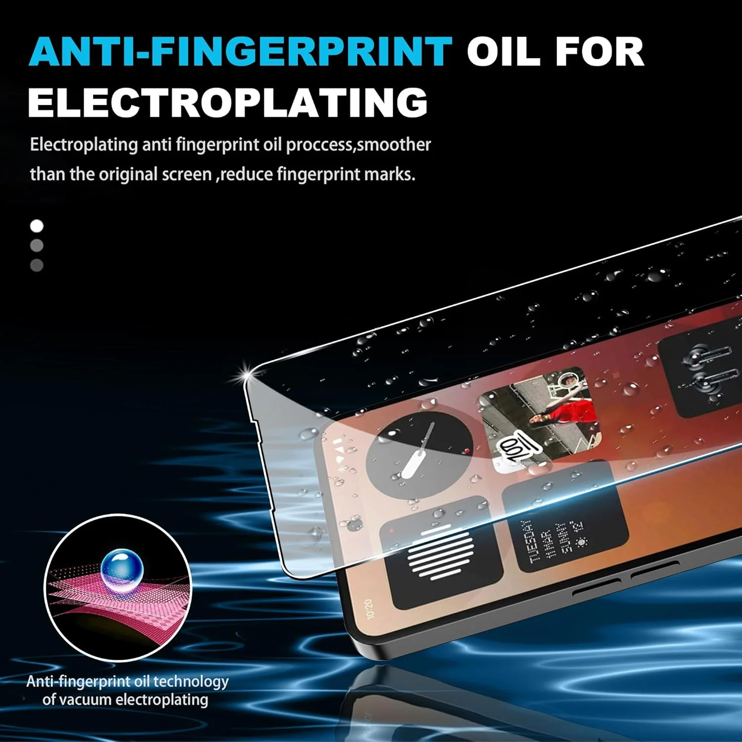 محافظ صفحه نمایش گوشی ناتینگ فون (3a) به همراه محافظ لنز دوربین، سختی 9H، ضد خش، شیشه حرارت دیده، سازگار با قاب، ضد اثر انگشت (بسته 2+2 عددی)