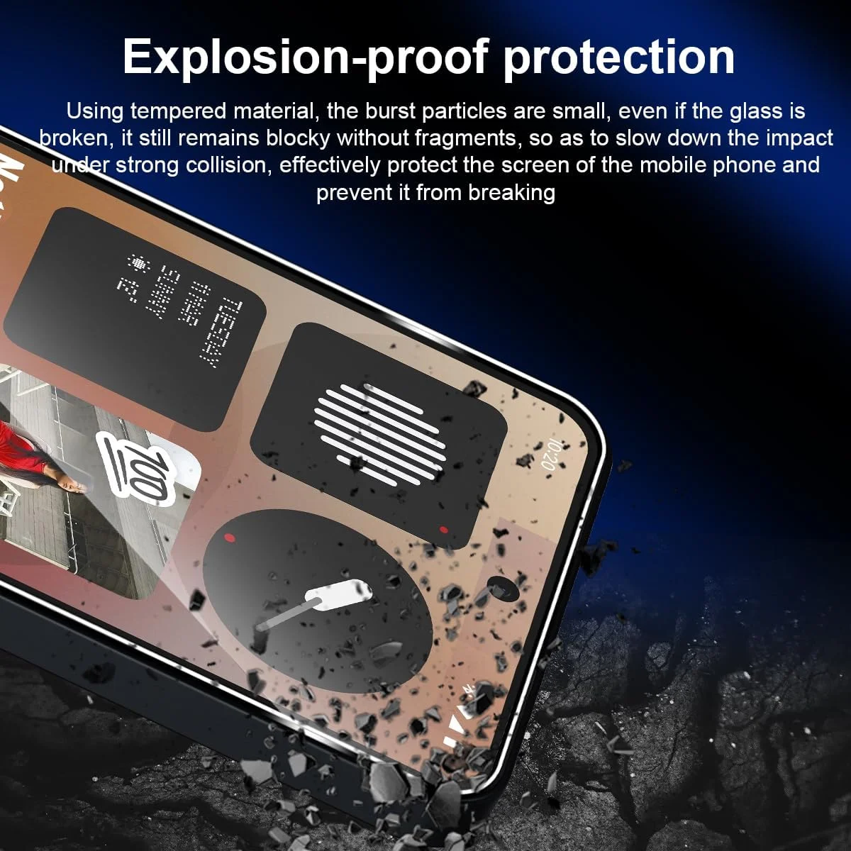 محافظ صفحه نمایش شیشه ای حرارت دیده Lutree برای ناتینگ فون 3A / ناتینگ فون 3A پرو، بسته 2 عددی، سختی 9H، فیلم ضد خش، محافظ صفحه نمایش شیشه ای محافظ HD بدون حباب