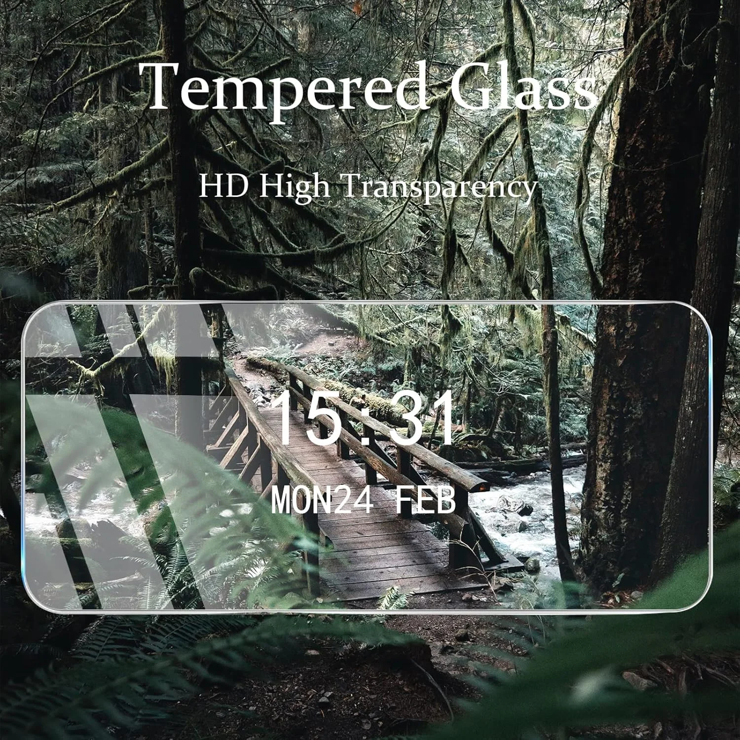 محافظ صفحه نمایش شیشه ای [بسته 4 عددی] سازگار با ناتینگ فون (3a) پرو، محافظ تمام صفحه شیشه حرارت دیده، محافظ صفحه نمایش ناتینگ فون (3a) پرو، شیشه حرارت دیده HD [مقاوم در برابر خراش]