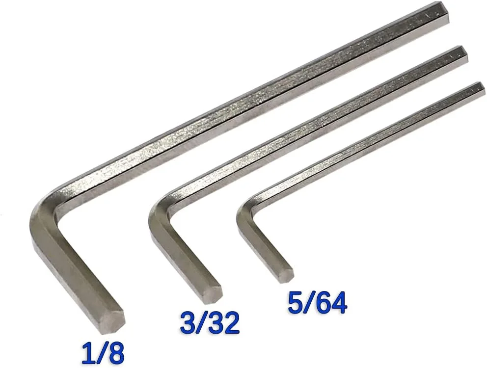 iExcell 1050 Pcs SAE #6-32UNC #8-32UNC #10-24UNC Stainless Steel 304 Hex Socket Button Head Cap Screws Bolts Nuts Washers Assortment Kit