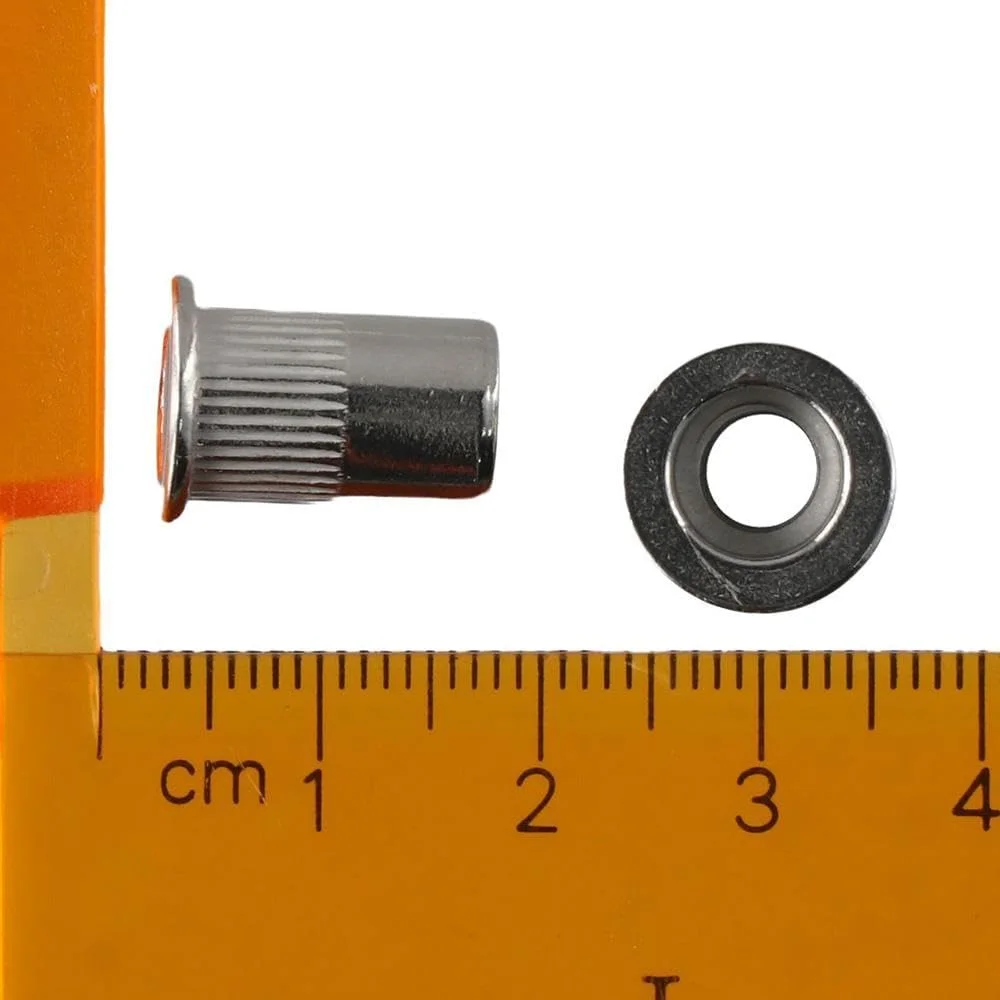 روکش مهره پرچ اوپلاکی، 50 عدد، فولاد ضد زنگ 304، مجموعه سخت افزاری بست های سنگین با بدنه آجدار، مهره پرچ M6، مناسب خودرو و مبلمان روکش مهره پرچ اوپلاکی، 50 عدد، فولاد ضد زنگ 304، مجموعه سخت افزاری بست های سنگین با بدنه آجدار، مهره پرچ M6، مناسب خودرو و مبلمان