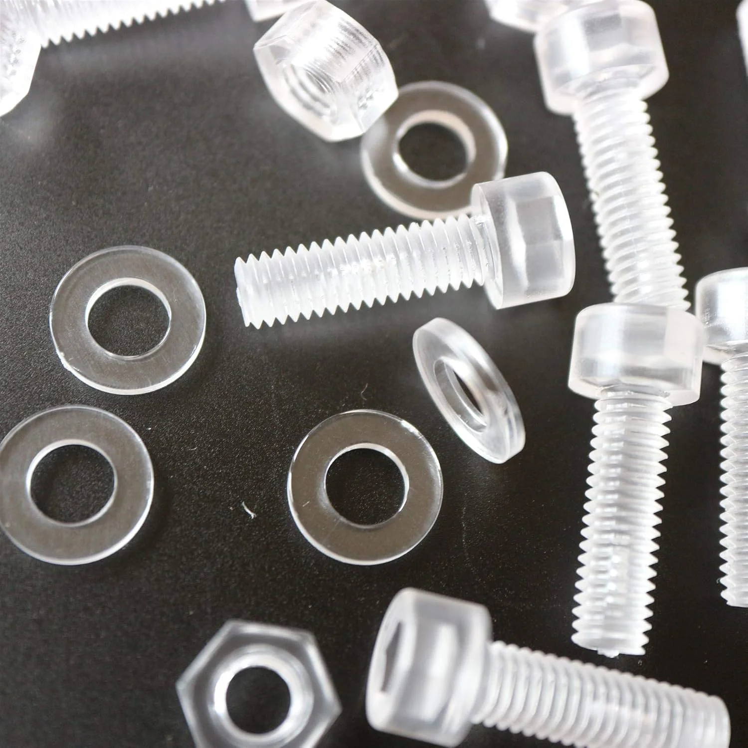 پیچ های ماشینی پلاستیکی سر سوکت پلی کربنات قرمز کاترپیلار 50 عددی، سر شش گوش، M6 x 20mm، پیچ و مهره و واشر پلاستیکی، 15/64 اینچ x 25/32 اینچ پیچ های ماشینی پلاستیکی سر سوکت پلی کربنات قرمز کاترپیلار 50 عددی، سر شش گوش، M6 x 20mm، پیچ و مهره و واشر پلاستیکی، 15/64 اینچ x 25/32 اینچ