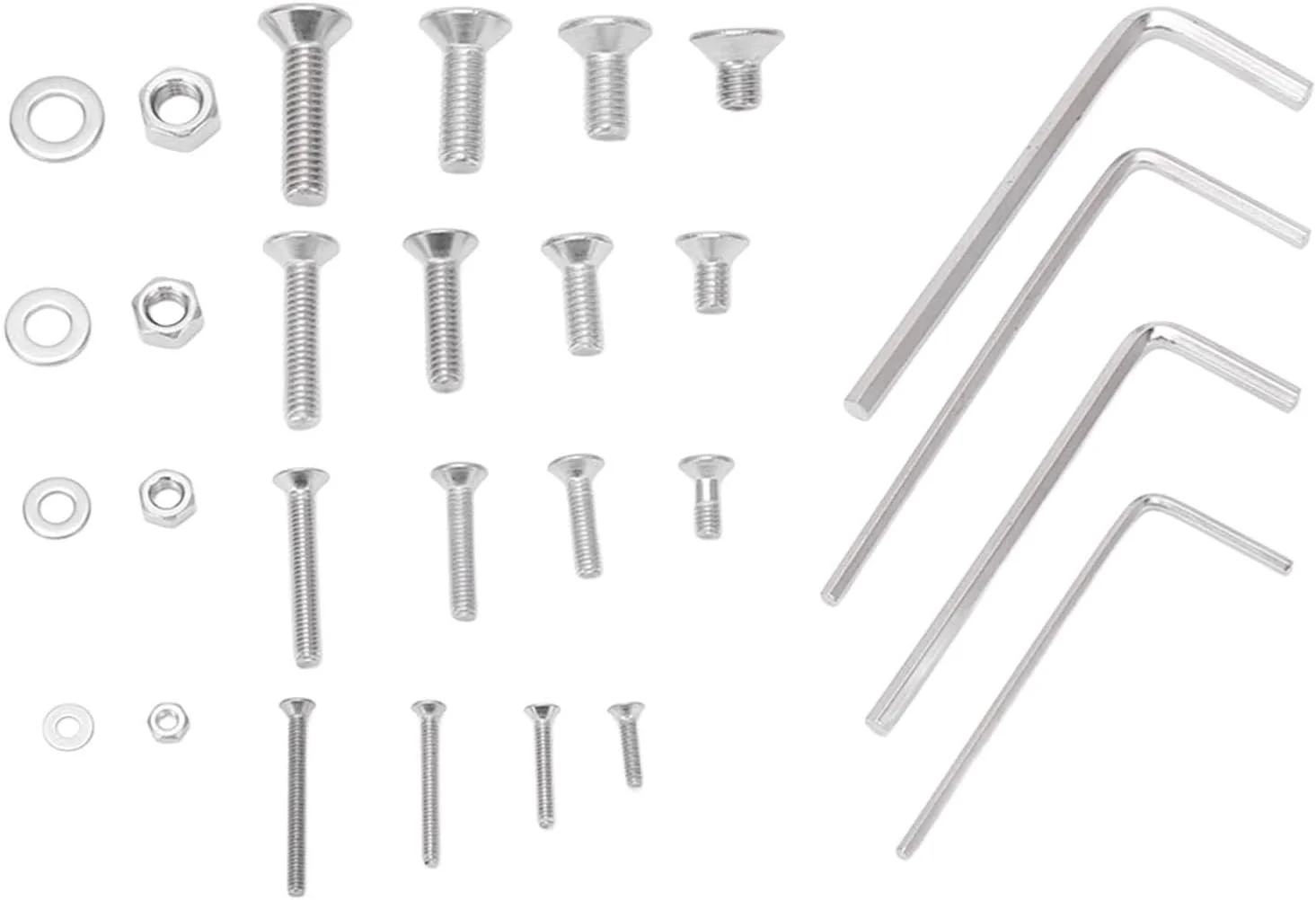 مجموعه 884 عددی پیچ و مهره NDNCZDHC شامل پیچ، مهره و واشر استیل ضد زنگ M2 M3 M4 M5 با سر خزینه و آچار آلن به همراه جعبه مجموعه 884 عددی پیچ و مهره NDNCZDHC شامل پیچ، مهره و واشر استیل ضد زنگ M2 M3 M4 M5 با سر خزینه و آچار آلن به همراه جعبه