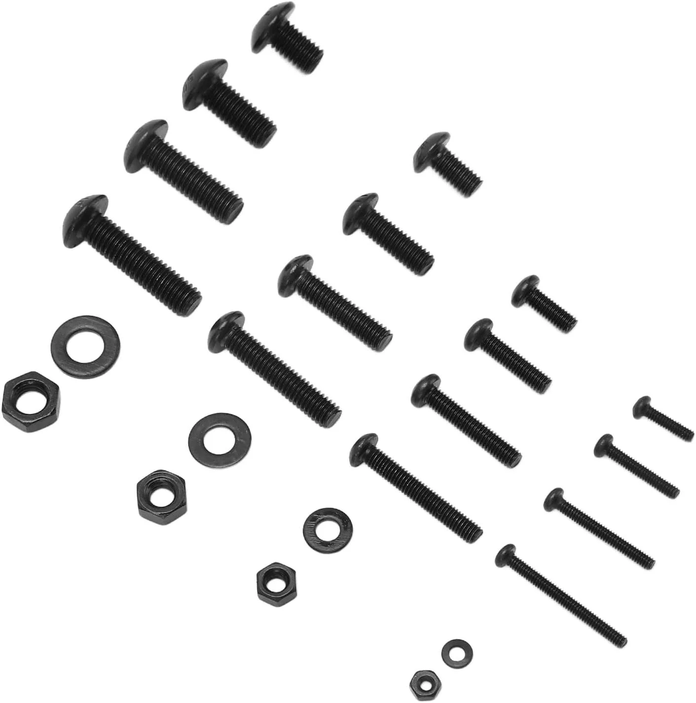 مجموعه پیچ و مهره متریک Fdit شامل 1220 قطعه، پیچ های ماشینی M2 M3 M4 M5 فولاد کربنی با سر نیم گرد، پیچ های سوکت شش گوش، مهره ها و واشرها مجموعه پیچ و مهره متریک Fdit شامل 1220 قطعه، پیچ های ماشینی M2 M3 M4 M5 فولاد کربنی با سر نیم گرد، پیچ های سوکت شش گوش، مهره ها و واشرها