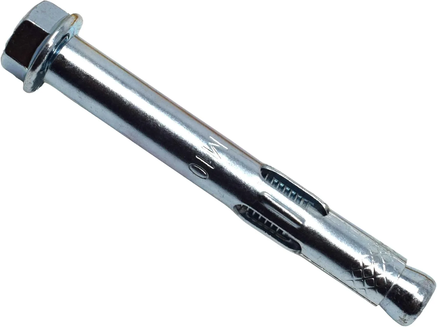 MASONMATE MAMSAM1077 Hex Nut Sleeve Anchor M10 x 77mm (50) Bolts, Silver