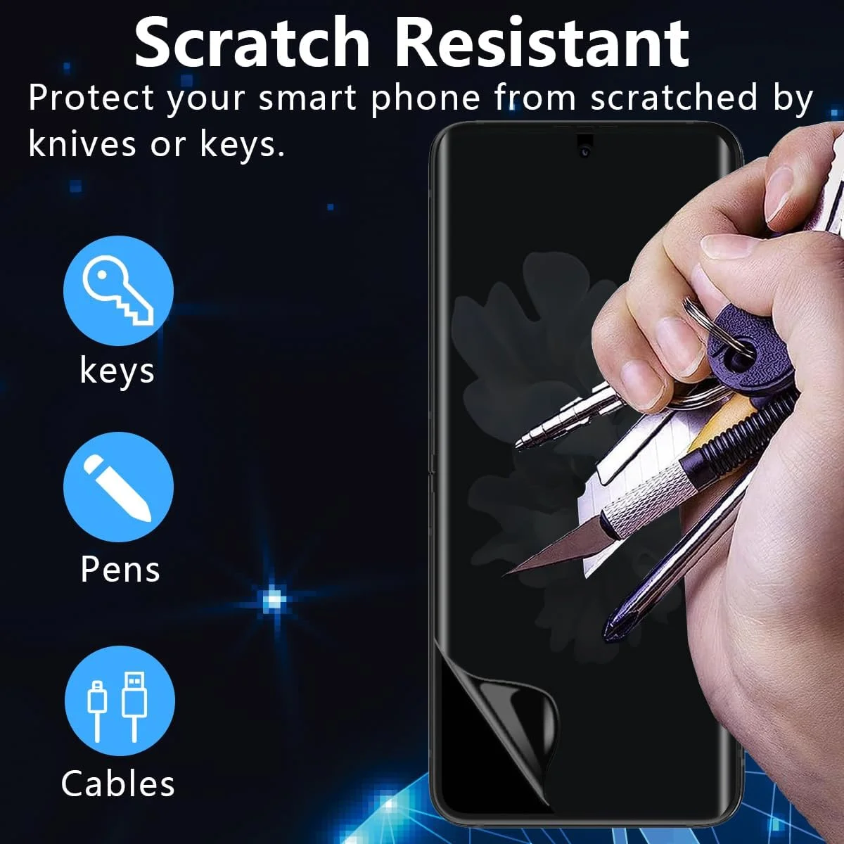 محافظ صفحه نمایش حریم خصوصی Rnnmeeko برای گوشی سامسونگ گلکسی زد فلیپ 3 5G (غیر شیشه حرارت دیده)، فیلم TPU ضد جاسوسی برای زد فلیپ 3 5G، بدون حباب، محافظ صفحه نمایش ضد خش و ضد جاسوسی