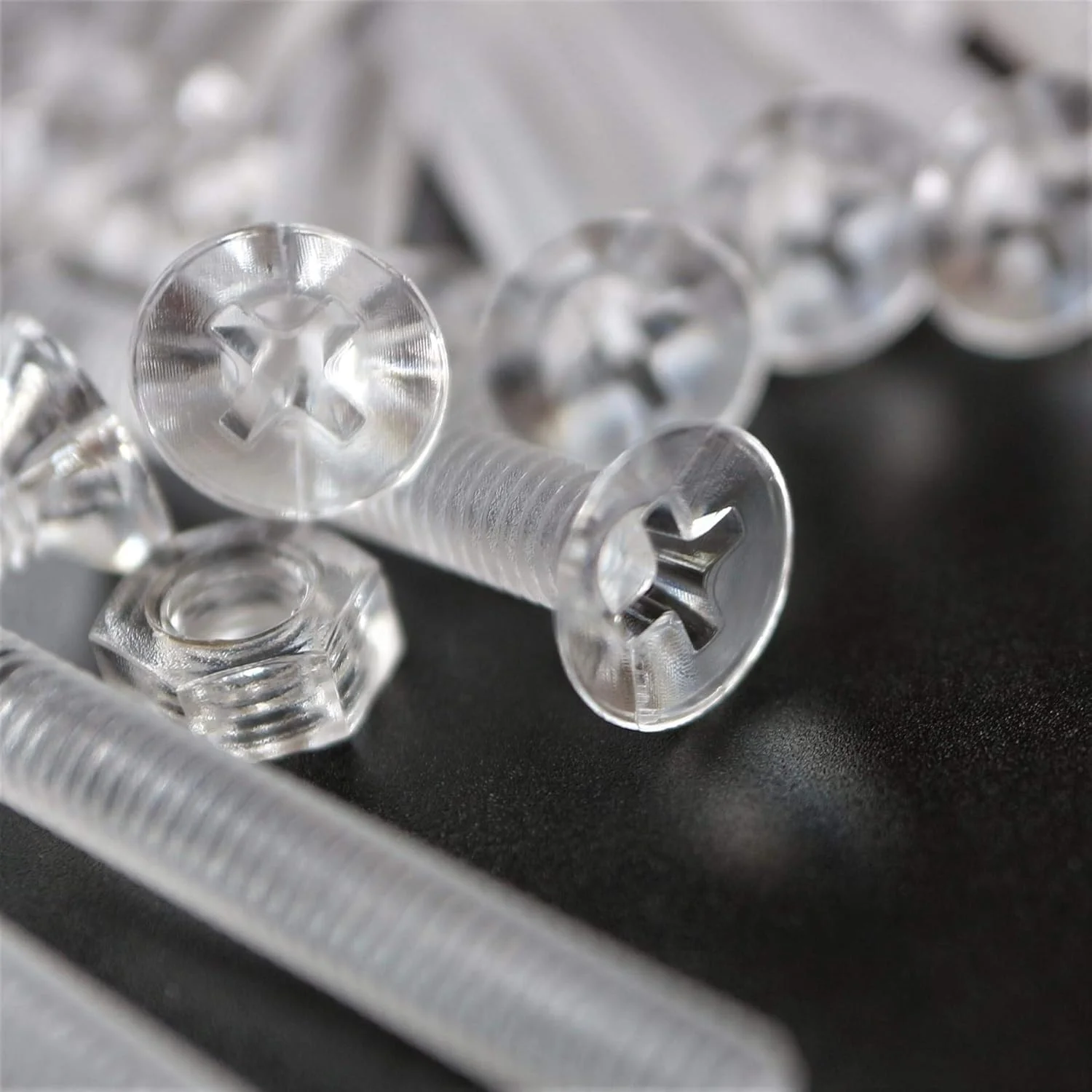 پیچ و مهره های سر خزینه ای چهارسو کاترپیلار قرمز 50 عددی، پلاستیک اکریلیک شفاف، M4 x 30mm - پیچ های پلاستیکی اکریلیک، 5/32" x 1 3/16 پیچ و مهره های سر خزینه ای چهارسو کاترپیلار قرمز 50 عددی، پلاستیک اکریلیک شفاف، M4 x 30mm - پیچ های پلاستیکی اکریلیک، 5/32" x 1 3/16