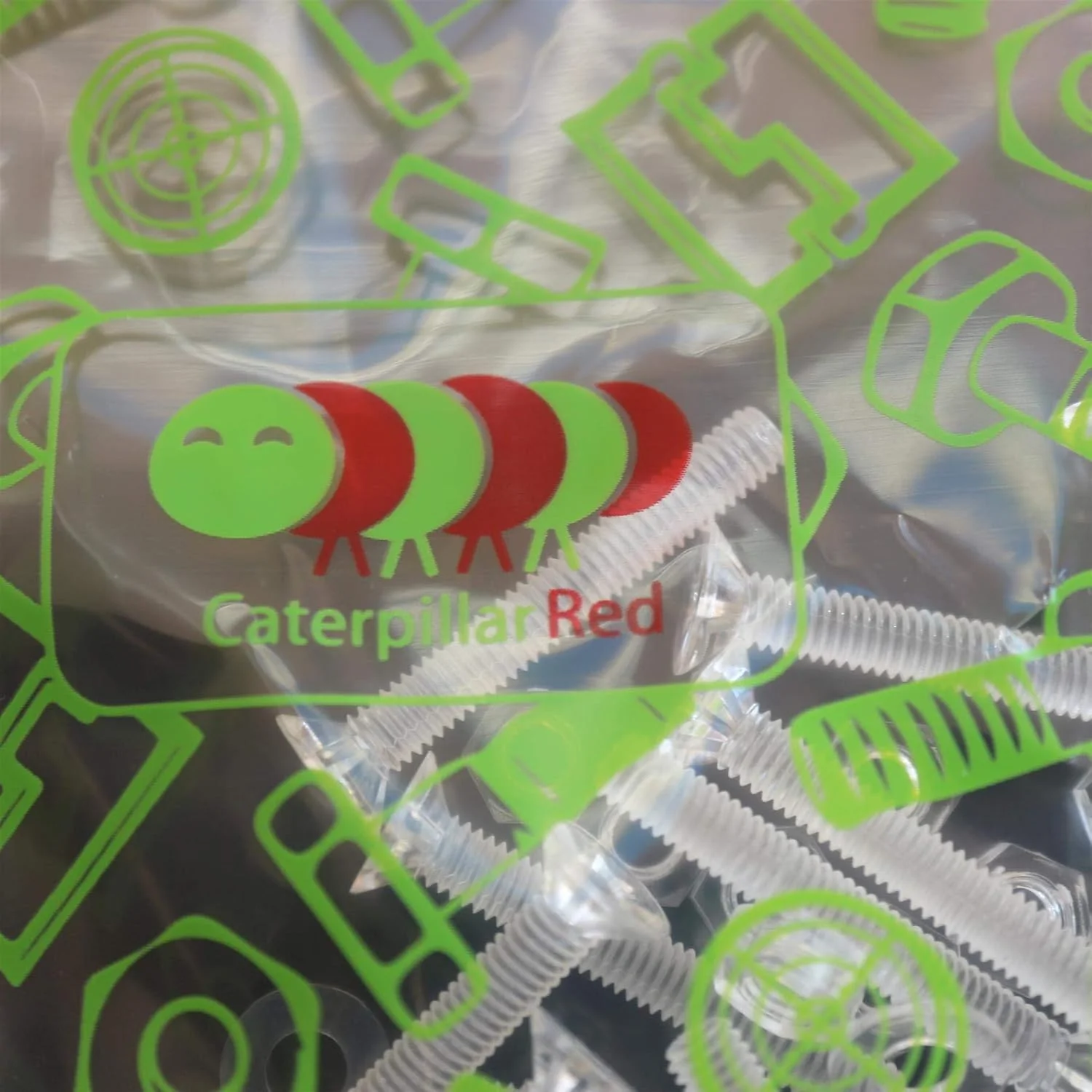 پیچ و مهره های سر خزینه ای چهارسو کاترپیلار قرمز 50 عددی، پلاستیک اکریلیک شفاف، M4 x 30mm - پیچ های پلاستیکی اکریلیک، 5/32" x 1 3/16 پیچ و مهره های سر خزینه ای چهارسو کاترپیلار قرمز 50 عددی، پلاستیک اکریلیک شفاف، M4 x 30mm - پیچ های پلاستیکی اکریلیک، 5/32" x 1 3/16