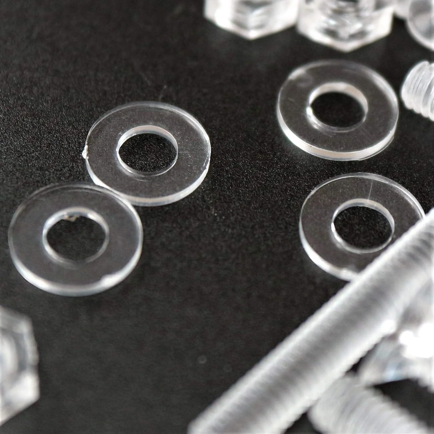 پیچ و مهره های سر خزینه ای چهارسو کاترپیلار قرمز 50 عددی، پلاستیک اکریلیک شفاف، M4 x 30mm - پیچ های پلاستیکی اکریلیک، 5/32" x 1 3/16 پیچ و مهره های سر خزینه ای چهارسو کاترپیلار قرمز 50 عددی، پلاستیک اکریلیک شفاف، M4 x 30mm - پیچ های پلاستیکی اکریلیک، 5/32" x 1 3/16