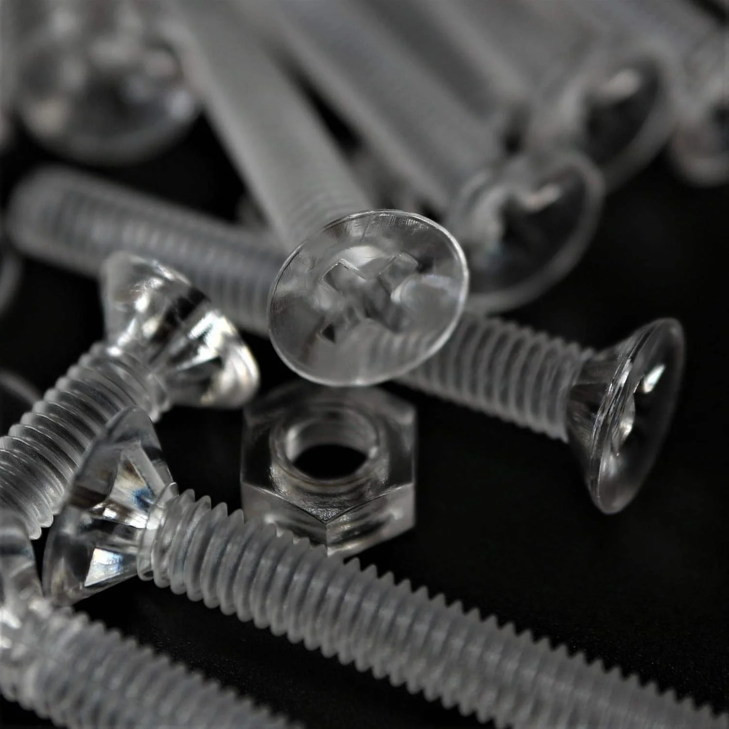 پیچ و مهره های سر خزینه ای چهارسو کاترپیلار قرمز 50 عددی، پلاستیک اکریلیک شفاف، M4 x 30mm - پیچ های پلاستیکی اکریلیک، 5/32" x 1 3/16 پیچ و مهره های سر خزینه ای چهارسو کاترپیلار قرمز 50 عددی، پلاستیک اکریلیک شفاف، M4 x 30mm - پیچ های پلاستیکی اکریلیک، 5/32" x 1 3/16