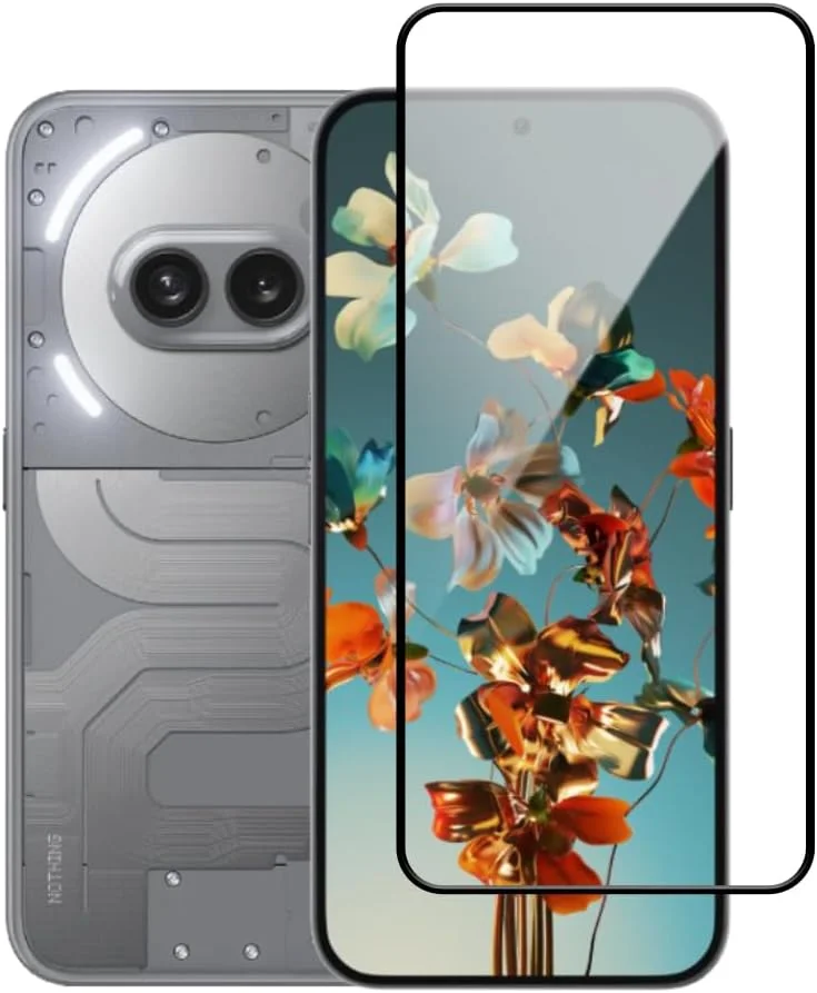 محافظ صفحه نمایش برای Nothing Phone 2A Plus، فیلم شیشه ای حرارت دیده با سختی 9H، نصب آسان بدون حباب، پوشش کامل، ضد خش و حساس به لمس محافظ صفحه نمایش برای Nothing Phone 2A Plus، فیلم شیشه ای حرارت دیده با سختی 9H، نصب آسان بدون حباب، پوشش کامل، ضد خش و حساس به لمس