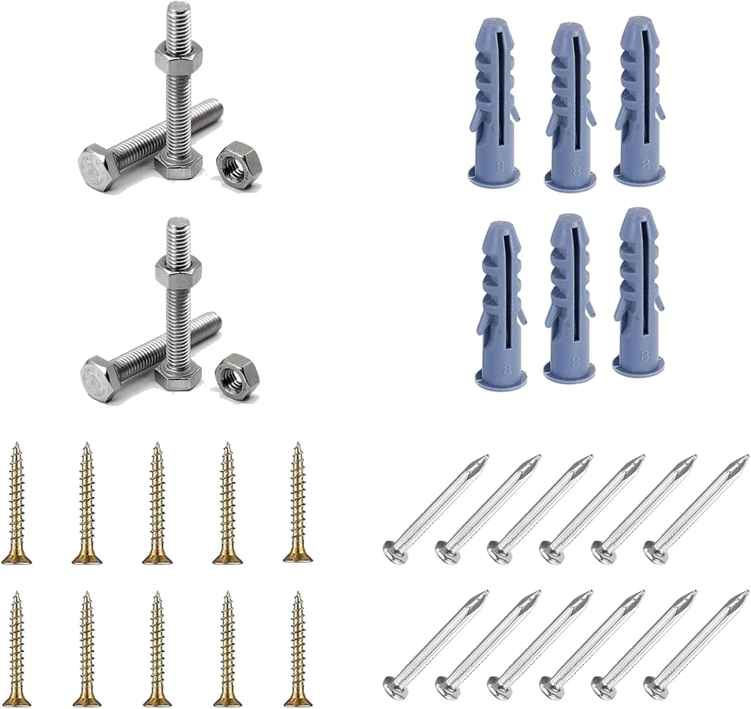 جعبه ابزار تعمیرات منزل CRAFT MAGIC | مجموعه 36 عددی از رولپلاک، پیچ، میخ و مهره برای نصب و تعمیرات جعبه ابزار تعمیرات منزل CRAFT MAGIC | مجموعه 36 عددی از رولپلاک، پیچ، میخ و مهره برای نصب و تعمیرات