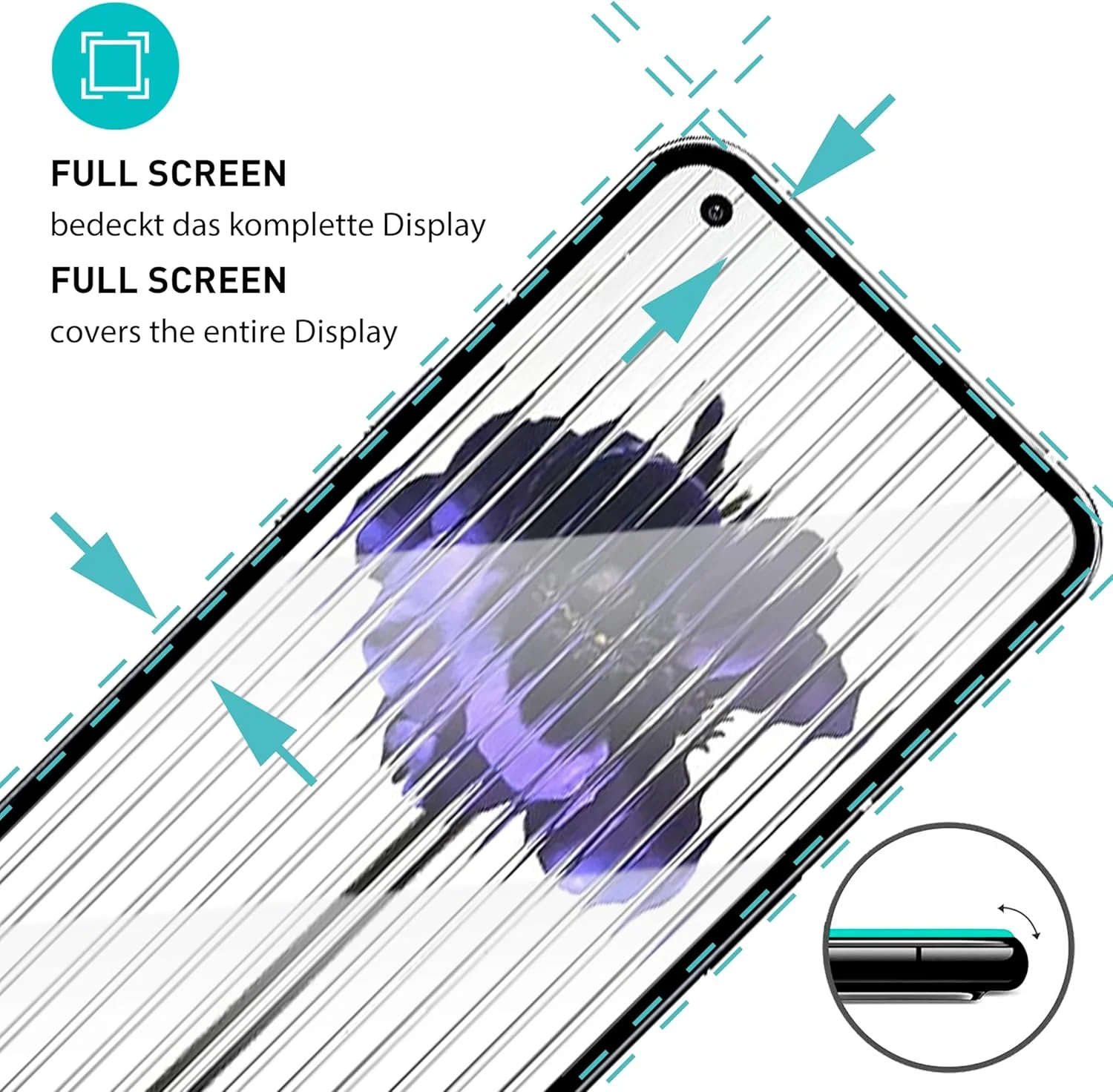 محافظ صفحه نمایش شیشه ای حرارت دیده [2 + 2 تکه، تمام صفحه] سازگار با Nothing Phone (1)، محافظ صفحه نمایش + دوربین، محافظ صفحه نمایش شفاف HD ضد خش، بدون حباب، سختی 9H، فوق العاده مقاوم