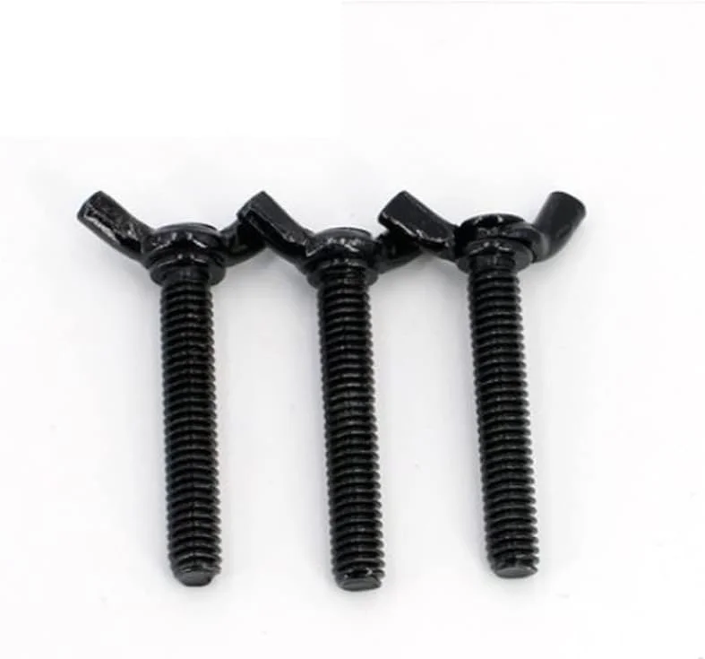 AETOOL - 2-10 عدد پیچ پروانه ای M4 M5 M6 M8 DIN316 فولادی با مهره های بالی مشکی، پیچ خرچنگی و پیچ دستی (M5 10 عددی) AETOOL - 2-10 عدد پیچ پروانه ای M4 M5 M6 M8 DIN316 فولادی با مهره های بالی مشکی، پیچ خرچنگی و پیچ دستی (M5 10 عددی)