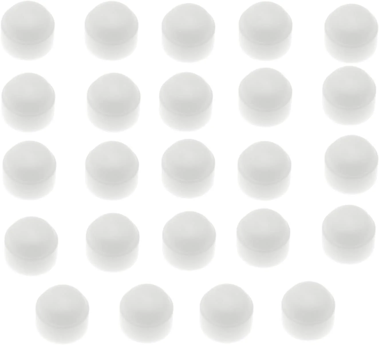 پوشش محافظ مهره و پیچ Pro Bamboo Kitchen، 24 عددی، سفید، گنبدی شش ضلعی، نایلونی، M8x14mm پوشش محافظ مهره و پیچ Pro Bamboo Kitchen، 24 عددی، سفید، گنبدی شش ضلعی، نایلونی، M8x14mm