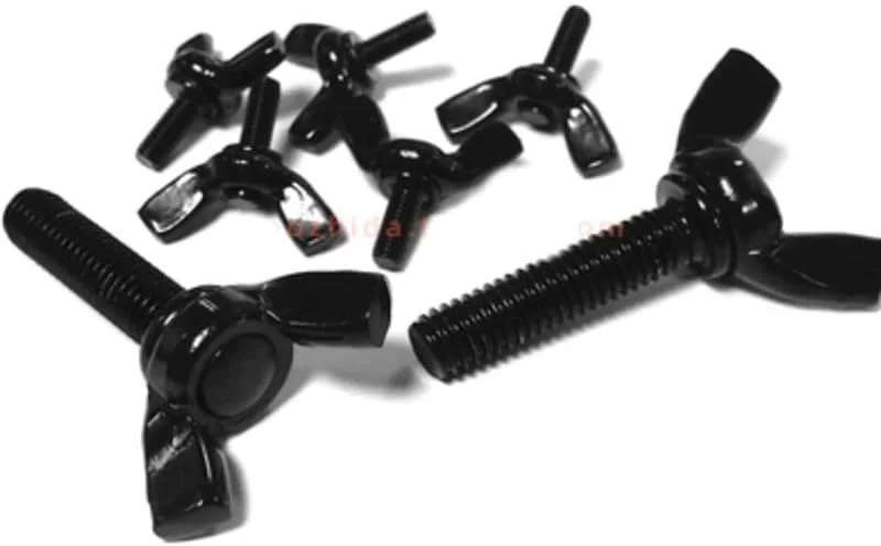 AETOOL - 2-10 عدد پیچ پروانه ای M4 M5 M6 M8 DIN316 فولادی با مهره های بالی مشکی، پیچ خرچنگی و پیچ دستی (M5 10 عددی) AETOOL - 2-10 عدد پیچ پروانه ای M4 M5 M6 M8 DIN316 فولادی با مهره های بالی مشکی، پیچ خرچنگی و پیچ دستی (M5 10 عددی)