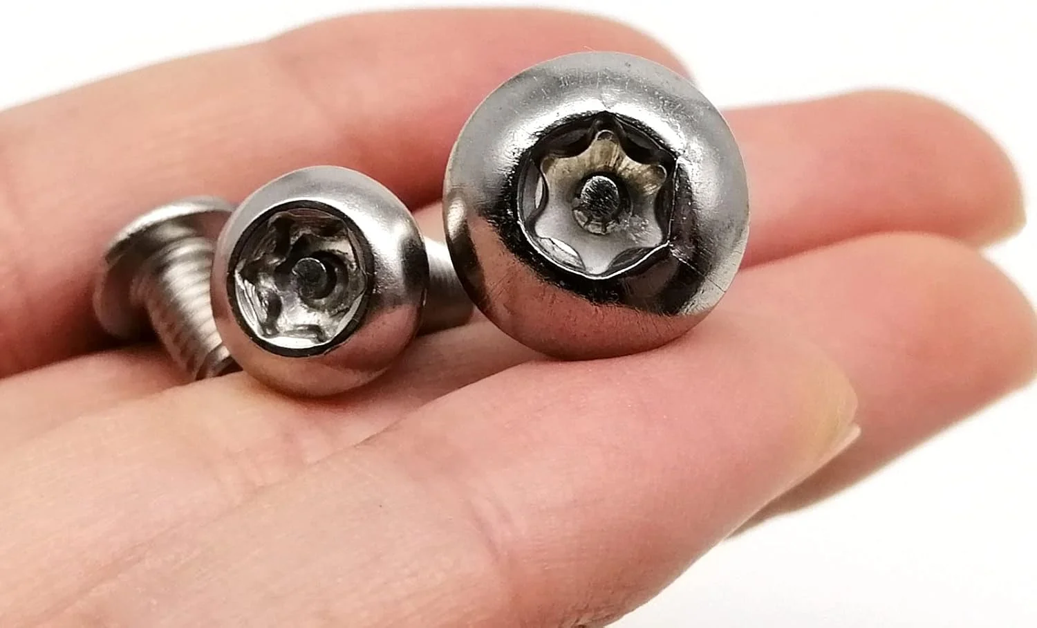 TOOLAE - پیچ شش لوبی Torx دکمه ای سر گرد ضد دستکاری با پین فولاد ضد زنگ 304 M3 M4 M5 M6 M8 M10 M12 (50 عدد M3) TOOLAE - پیچ شش لوبی Torx دکمه ای سر گرد ضد دستکاری با پین فولاد ضد زنگ 304 M3 M4 M5 M6 M8 M10 M12 (50 عدد M3)