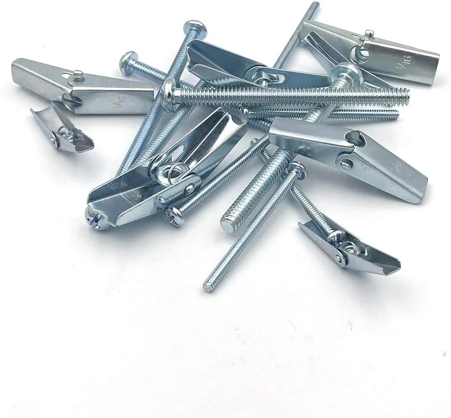 مجموعه 24 عددی پیچ و مهره پروانه ای سر گرد فولادی با روکش روی ISPINNER در سایزهای 1/4، 3/16 و 1/8 اینچ برای آویزان کردن اجسام سنگین روی دیوار خشک مجموعه 24 عددی پیچ و مهره پروانه ای سر گرد فولادی با روکش روی ISPINNER در سایزهای 1/4، 3/16 و 1/8 اینچ برای آویزان کردن اجسام سنگین روی دیوار خشک