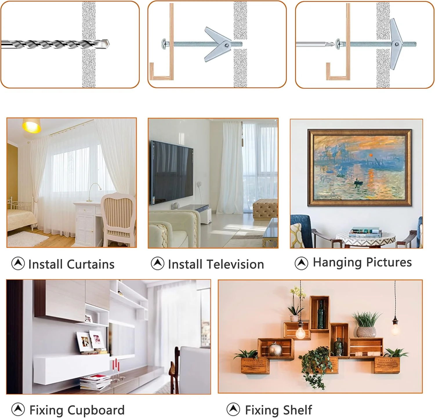 مجموعه 24 عددی پیچ و مهره پروانه ای سر گرد فولادی با روکش روی ISPINNER در سایزهای 1/4، 3/16 و 1/8 اینچ برای آویزان کردن اجسام سنگین روی دیوار خشک مجموعه 24 عددی پیچ و مهره پروانه ای سر گرد فولادی با روکش روی ISPINNER در سایزهای 1/4، 3/16 و 1/8 اینچ برای آویزان کردن اجسام سنگین روی دیوار خشک