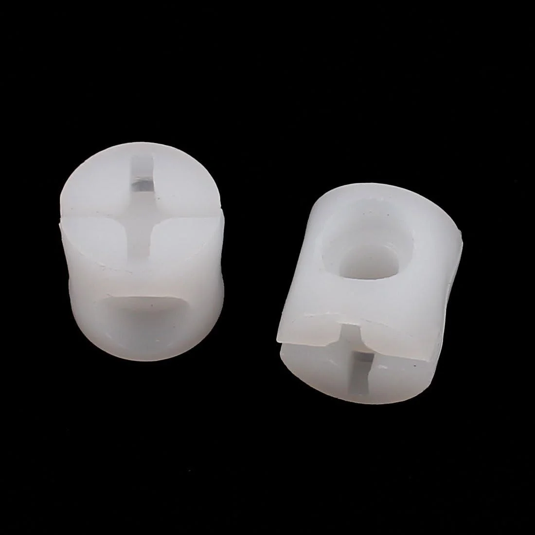 Aexit 11mmx11mm (Construction hardware) Cross Head docking connecting Bolt Furniture Hammer Connector Nut (51ry124qf37) White 50pcs